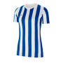 Striped Division IV m/c Ženski-White-Royal Blue-Black