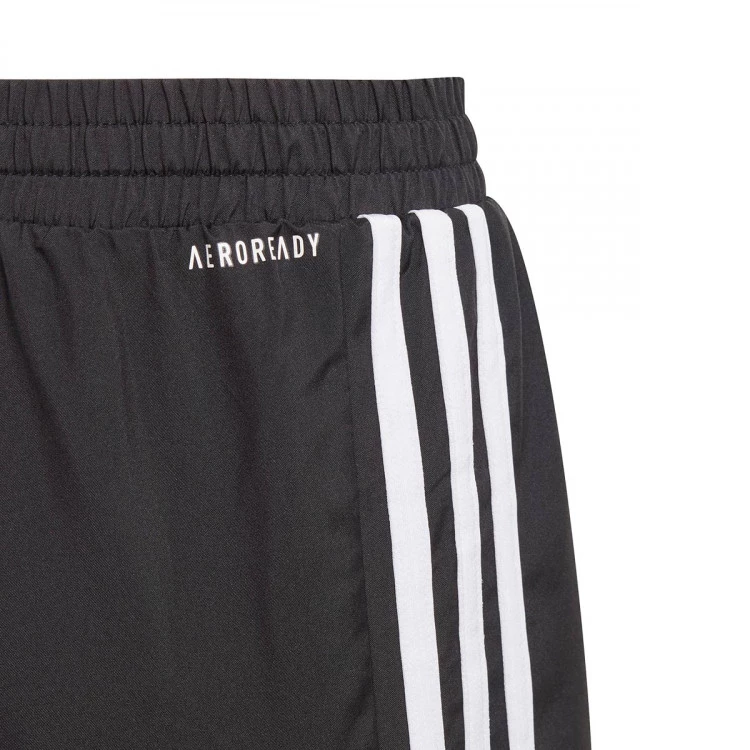 pantalon-corto-adidas-3-stripes-nina-black-white-2