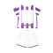 Komplet Kappa Valladolid CF Primera Equipación 2023-2024 Bebé