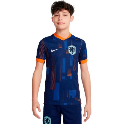 Majica Holanda Segunda Equipación Eurocopa 2024 Niño