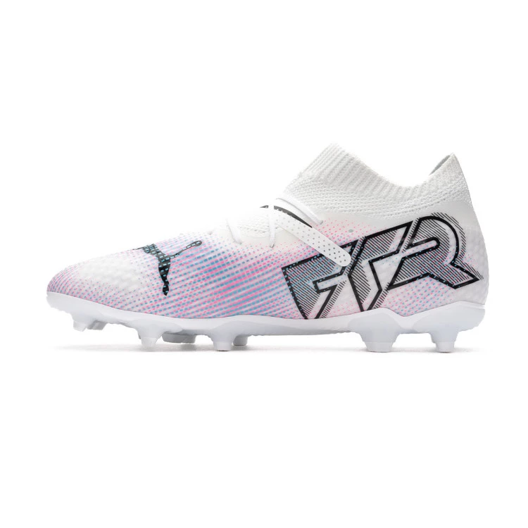 bota-puma-future-7-pro-fgag-nino-white-black-poison-pink-2