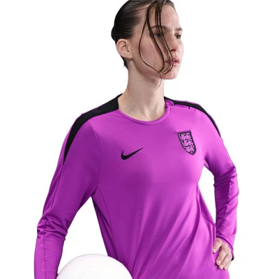 Majica dugih rukava Engleska za žene Euro 2025. Trening