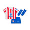 Komplet Nike Baby Atlético de Madrid 2025-2026 Početna