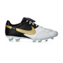 The Nike Premier III FG-White-Metallic Gold-Black