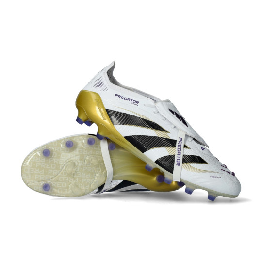 Kopačke adidas Predator Elite FT AG Bijelo-Jezgra Crno-Zlatno Met