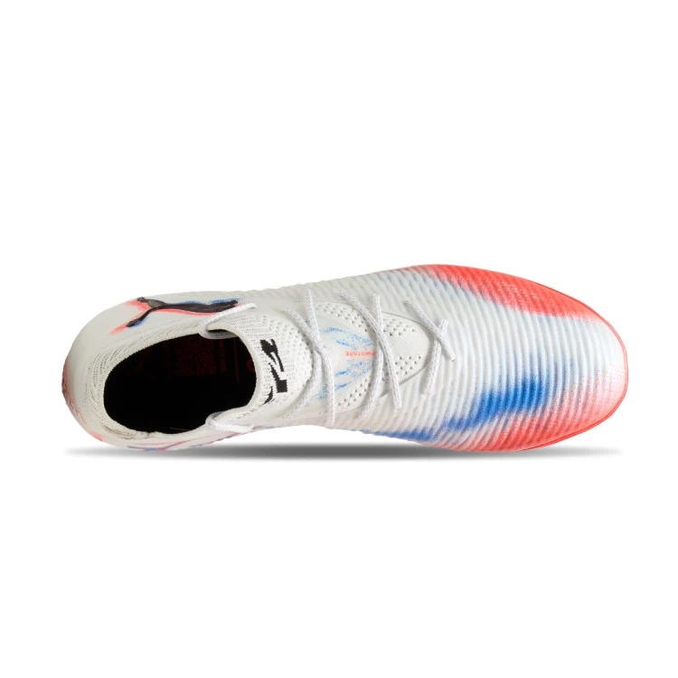 bota-puma-future-8-ultimate-ag-white-black-glowing-red-4