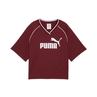 Majica Essentials Relaxed Cropped Football Jersey Mujer