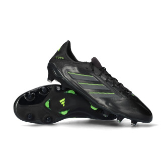 Copa Pure III Elite FG Jezgra crna-Dgh jednobojna siva-lucidni limun