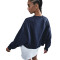 Majica dugih rukava Nike Sportswear Fleece Crew Mujer