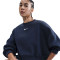 Majica dugih rukava Nike Sportswear Fleece Crew Mujer