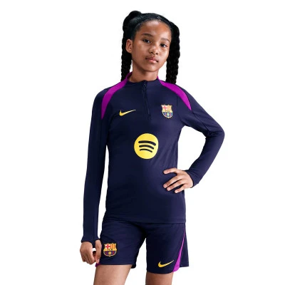 Majica dugih rukava Djeca Trening Fc Barcelone 2025. – 2026