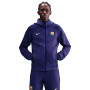Fc Barcelonina 2025-2026 navijačka odjeća-Imperial Purple-Midwest Gold potpuni sponzor