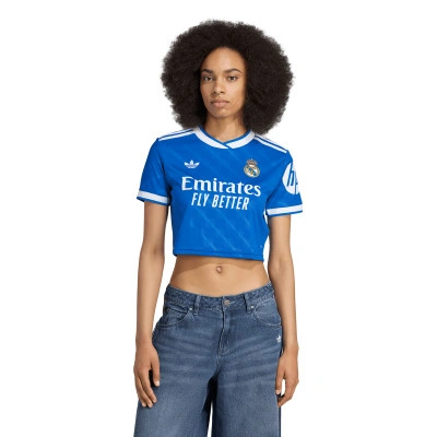 Dres Ženski Real Madrid Croptop 2025 – 2026 Third