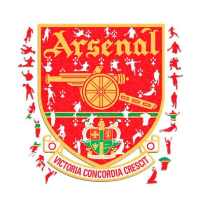 Retro drvena slagalica Arsenal FC (150 kom.)