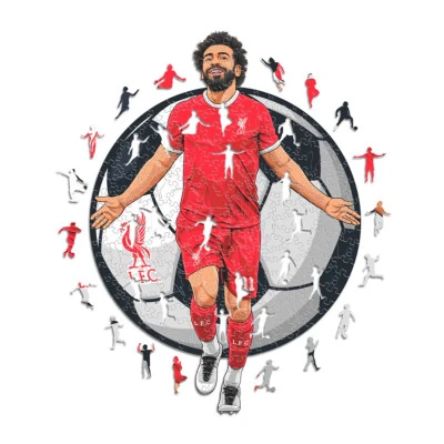 Mo Salah drvena slagalica (150 kom.)