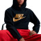 Majica dugih rukava Nike Club Fleece Hdy Gold Satn Djeca