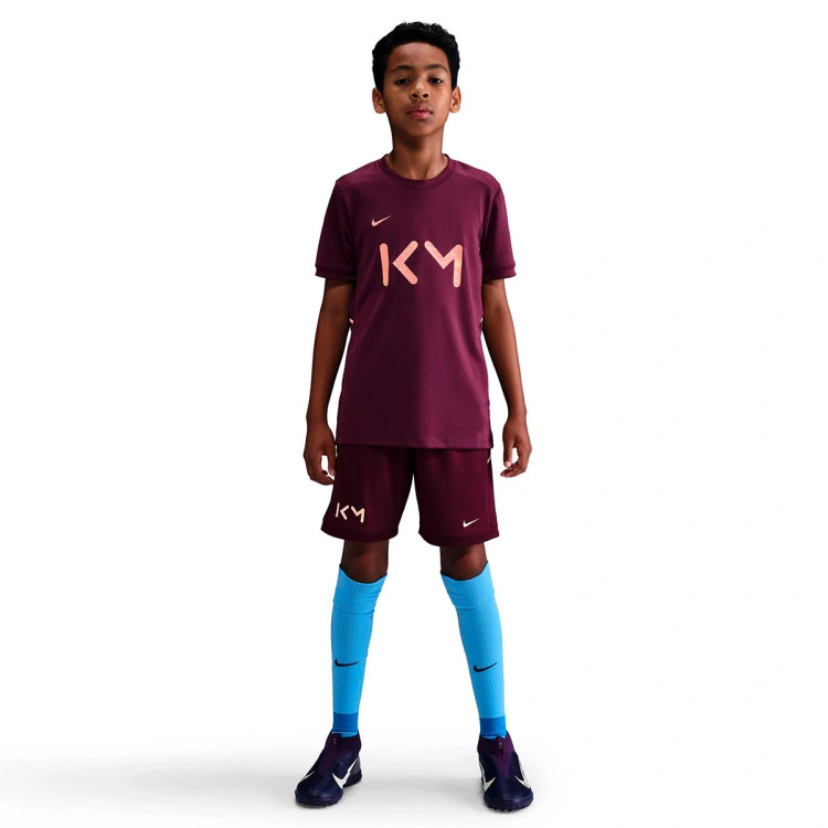 camiseta-nike-academy-kylian-mbappe-nino-bordeaux-orange-pulse-melon-tint-4