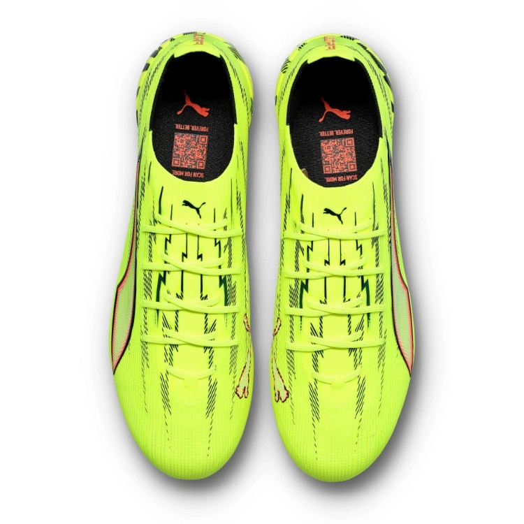 bota-puma-ultra-6-ultimate-fg-yellow-alert-black-silver-glowing-5