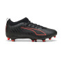 Ultra 6 Match FG/AG Djeca-Puma Black-Puma Red-Strong Gray