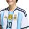 Dres adidas Messi Argentina Prva Oprema Svjetsko Prvenstvo 2026 Djeca