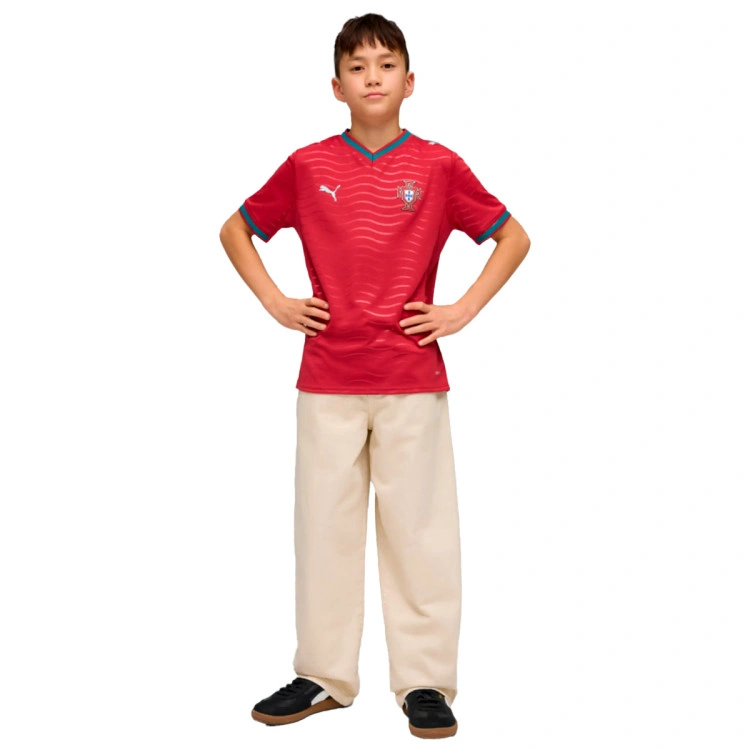 camiseta-puma-portugal-pff-primera-equipacion-mundial-2026-nino-red-3