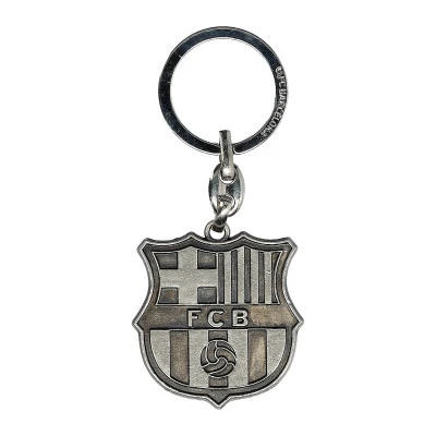 Privjesak za ključeve Fcb Srebrno reljefni grb
