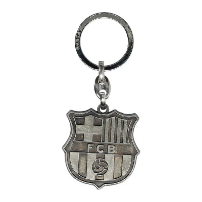 Privjesak za ključeve Fcb Srebrno reljefni grb