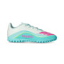 F50 Messi Club Turf Djeca-White-Lucid Pink-Flash Aqua