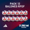 Lopta adidas Pack 12 unidades RFGF