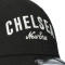 Kapa New Era Chelsea Cappellino 9FORTY Wordmark Repreve Nero