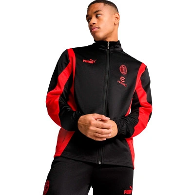 Jakna AC Milan službena nogometna energija 2024. – 2025. prije utakmice