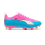 Ultra 6 Play FG/AG Djeca-Poison Pink-Black-Sun Stream-Bright Aqua