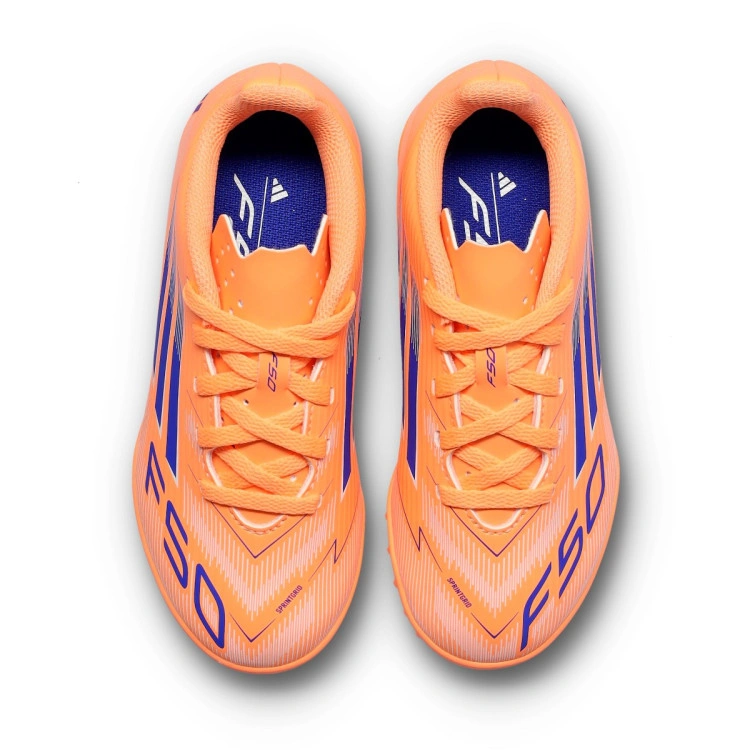 bota-adidas-f50-club-turf-nino-naranja-5