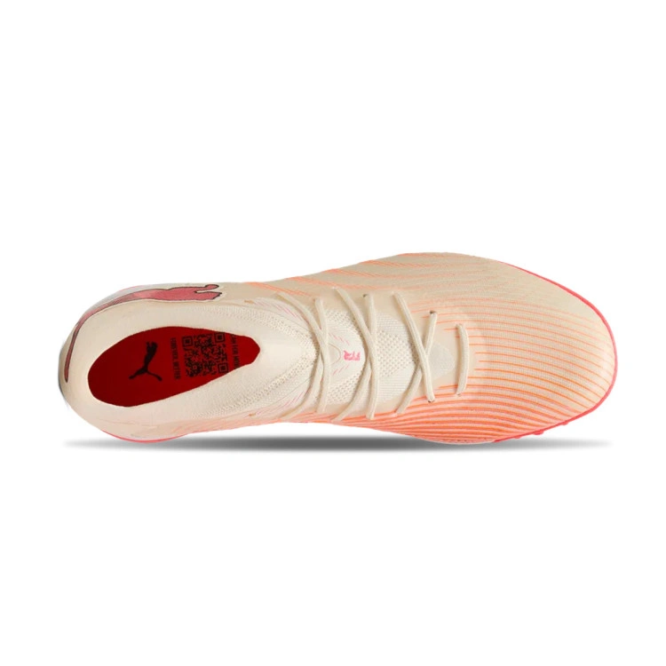 bota-puma-future-9-match-turf-sugared-almond-white-ultra-red-4