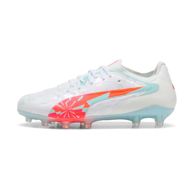 bota-puma-king-20-ultimate-brillance-fgag-mujer-white-ultraorange-pink-alert-2