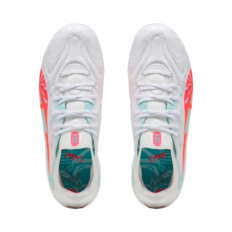 bota-puma-king-20-ultimate-brillance-fgag-mujer-white-ultraorange-pink-alert-4