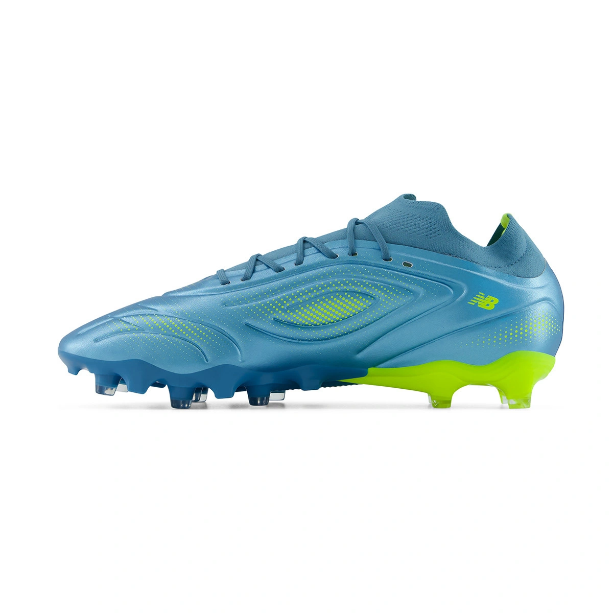 bota-new-balance-tekela-team-low-laced-fg-v5-nino-metallic-blue-alkaline-green-2