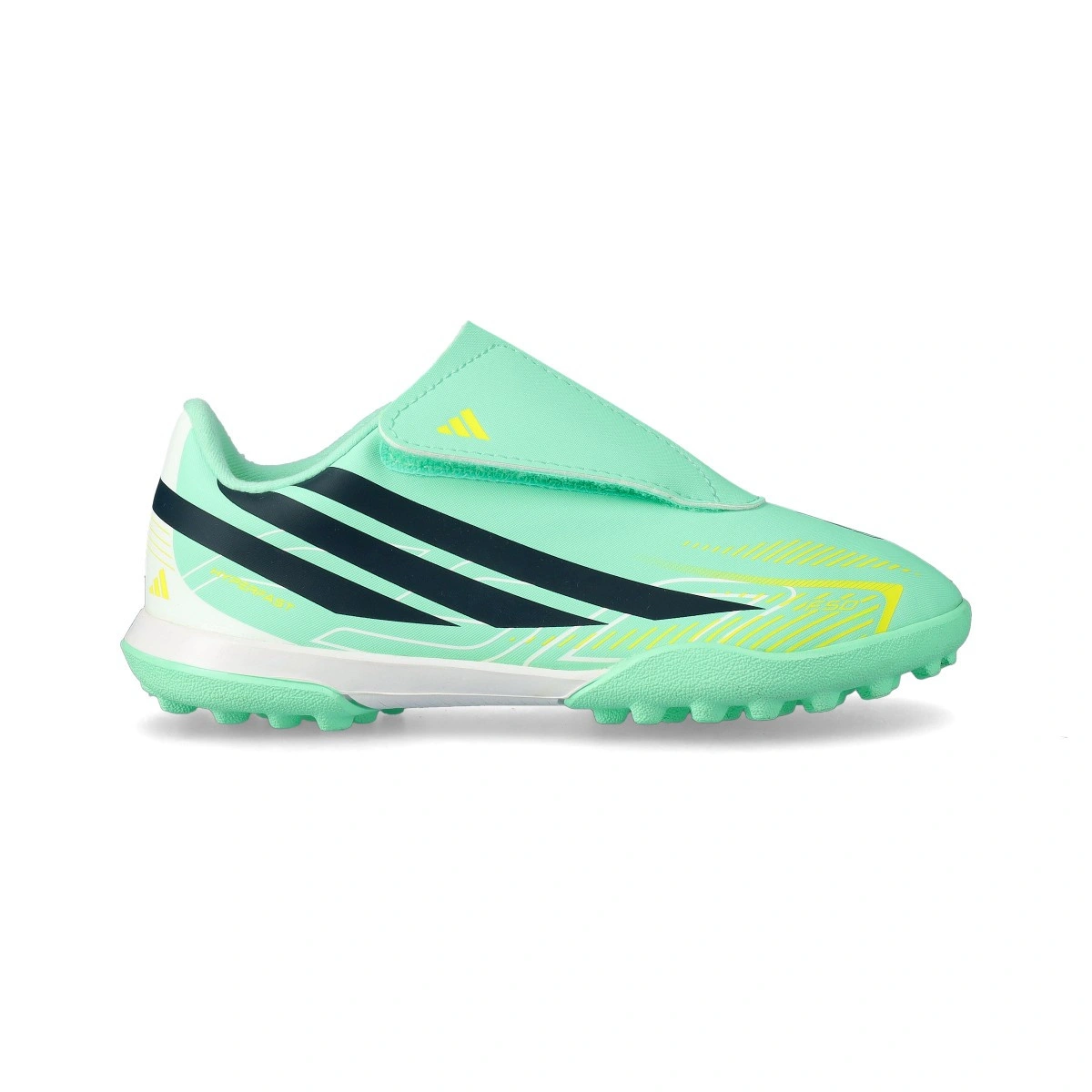 bota-adidas-f50-hyperfast-club-velcro-turf-nino-verde-1