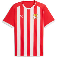 Dres team Liga 26 Striped Niño CE MANRESA 1a eqi jugador base Red-White